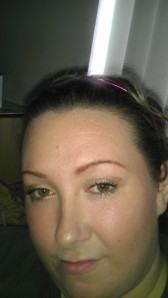 I have eyebrows again! LOL This is my normal look with very minimal eye makeup
